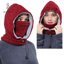 Load image into Gallery viewer, Fleece Balaclava Beret