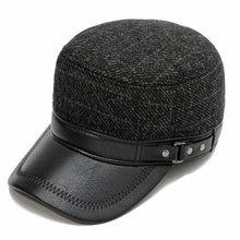 Load image into Gallery viewer, Faux Leather Bomber Earmuffs Hats