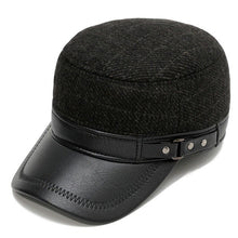 Load image into Gallery viewer, Faux Leather Bomber Earmuffs Hats