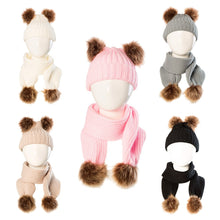 Load image into Gallery viewer, Infant Hat And Scarf