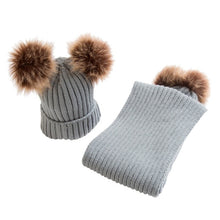 Load image into Gallery viewer, Infant Hat And Scarf